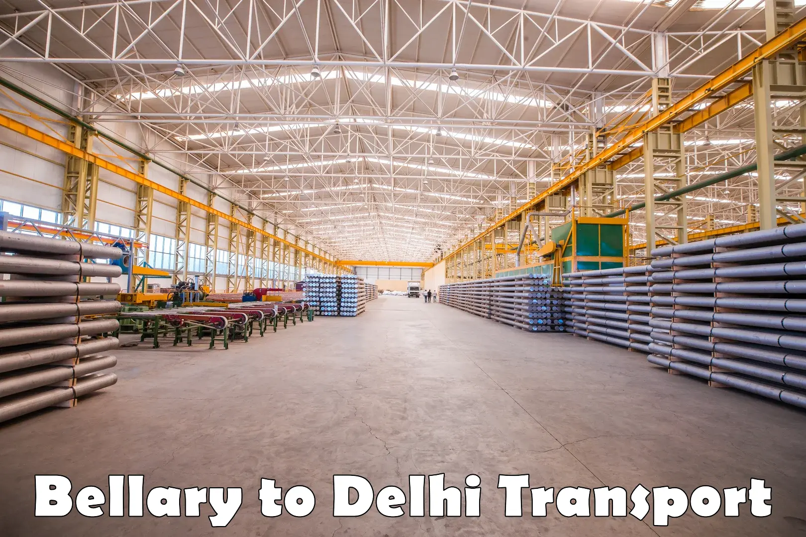 Goods delivery service in Bellary to Delhi