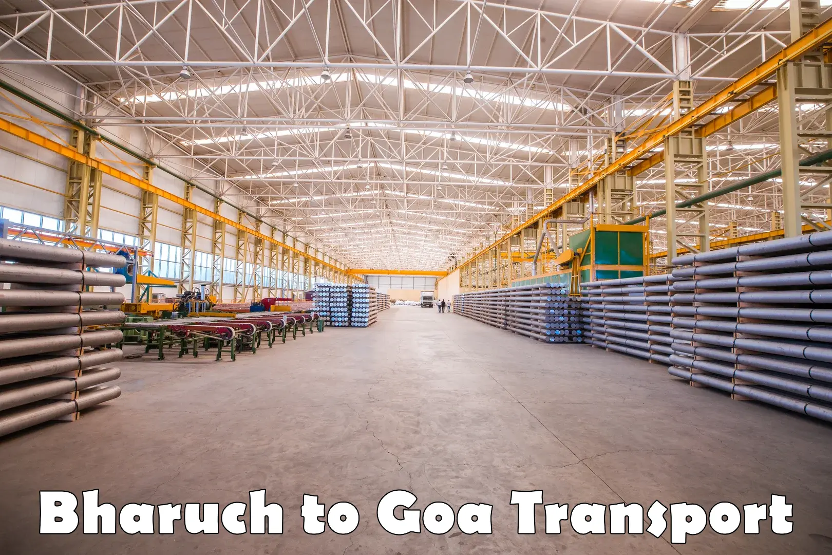 Goods transport services Bharuch to Sanvordem