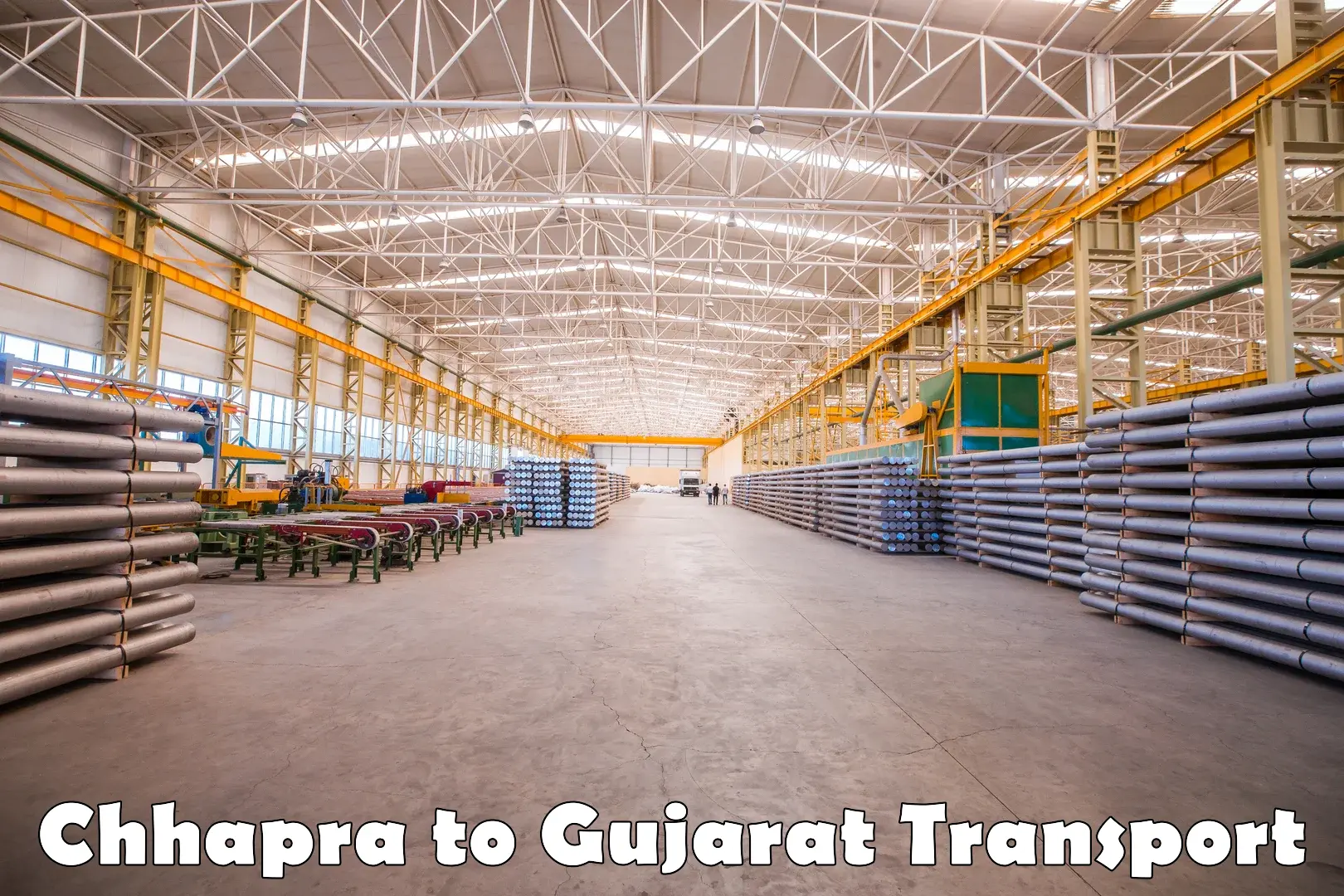 Cargo train transport services Chhapra to Jetpur
