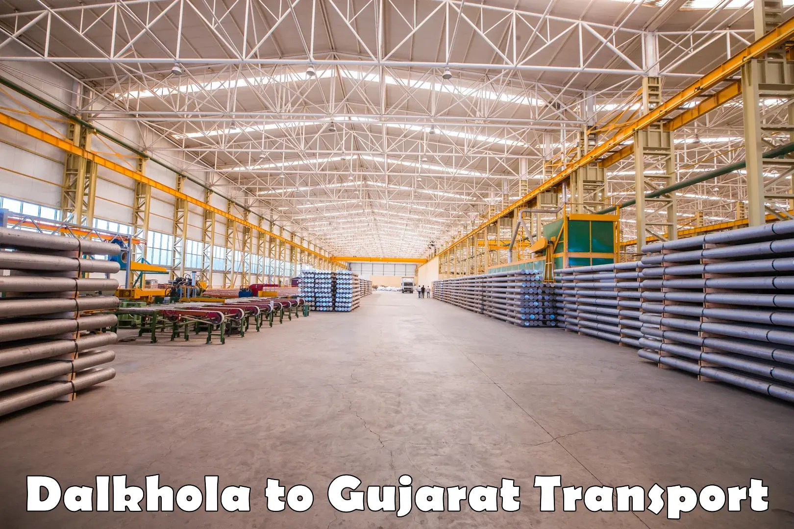Interstate goods transport Dalkhola to Bhanvad