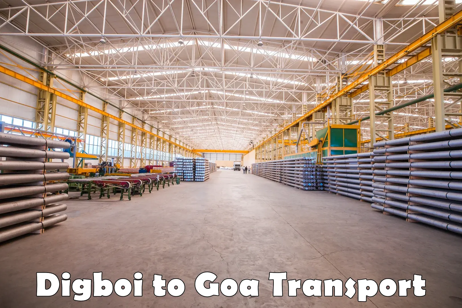 Vehicle courier services Digboi to IIT Goa