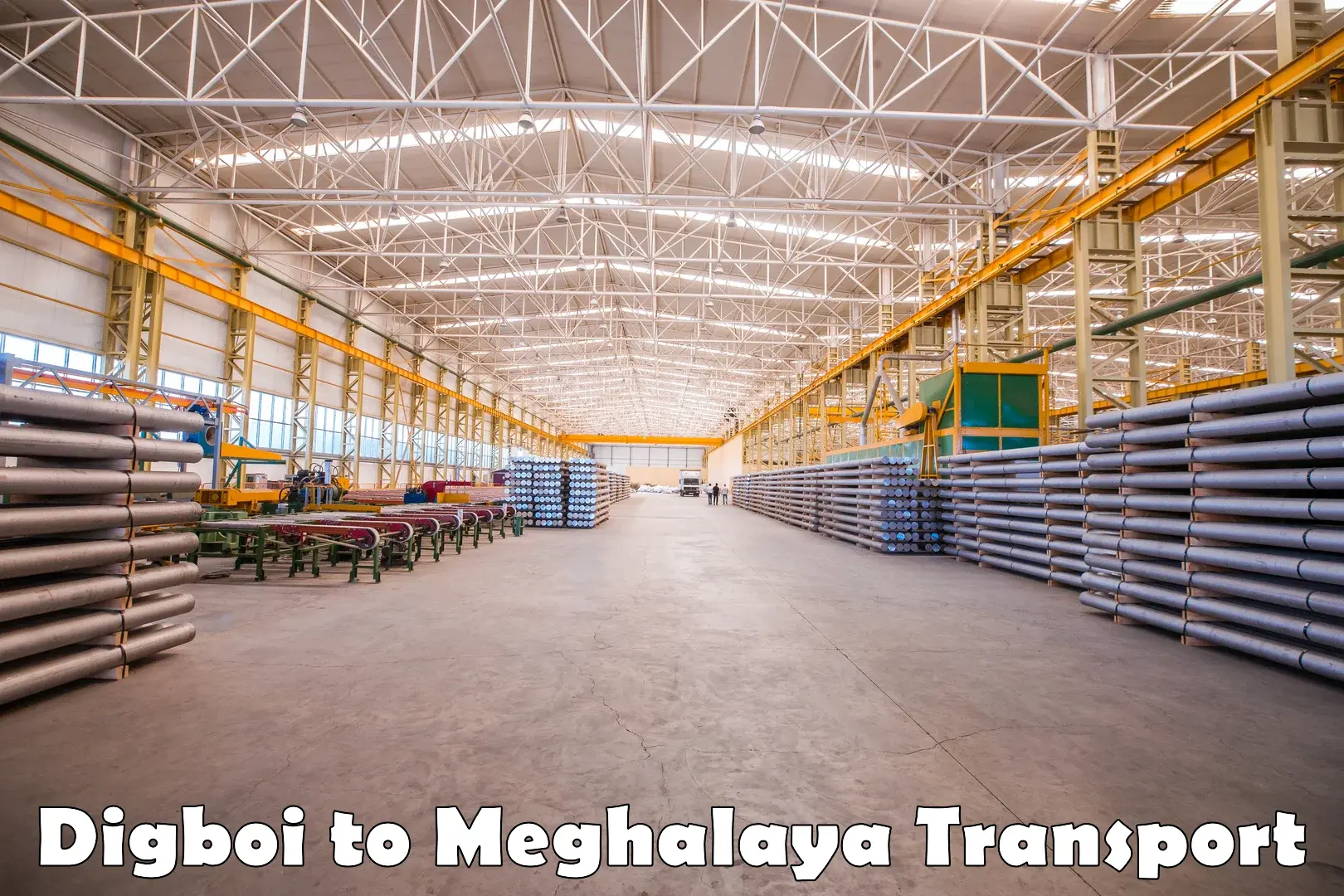 Delivery service Digboi to Meghalaya