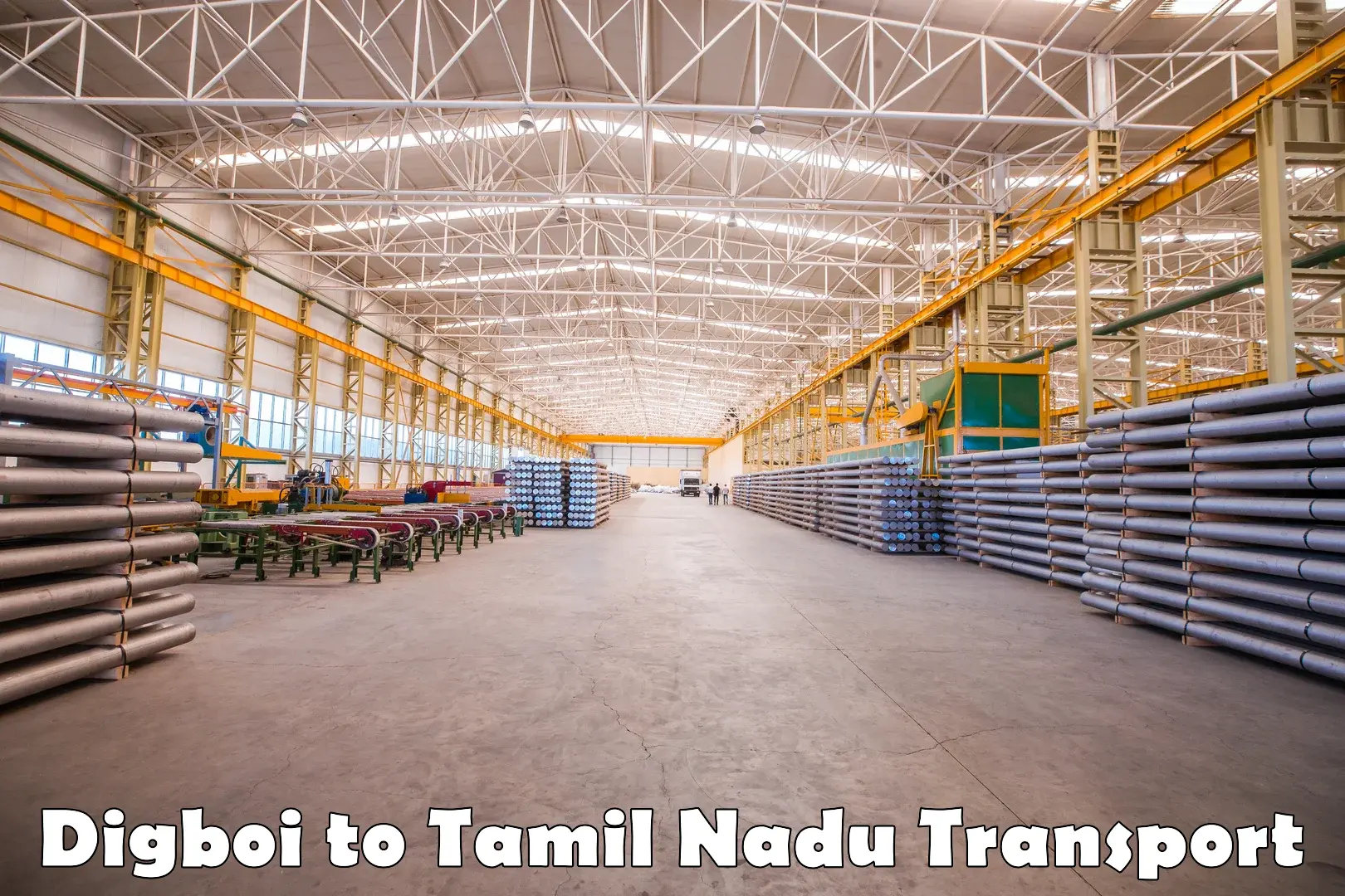 Interstate transport services Digboi to Tamil Nadu