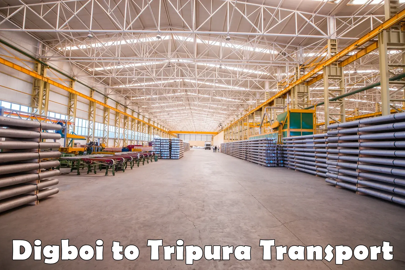 Interstate transport services in Digboi to Tripura