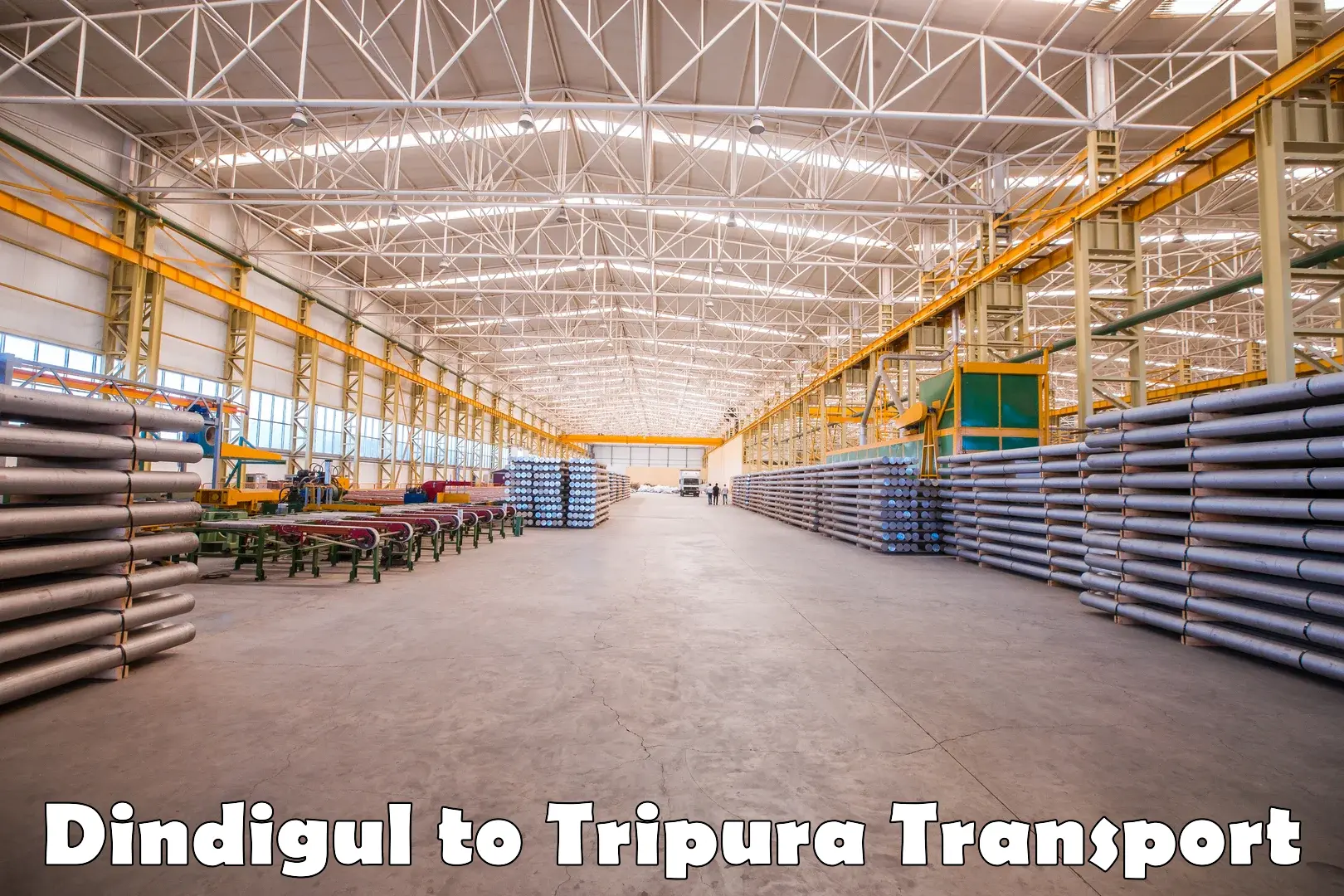 Intercity goods transport Dindigul to North Tripura