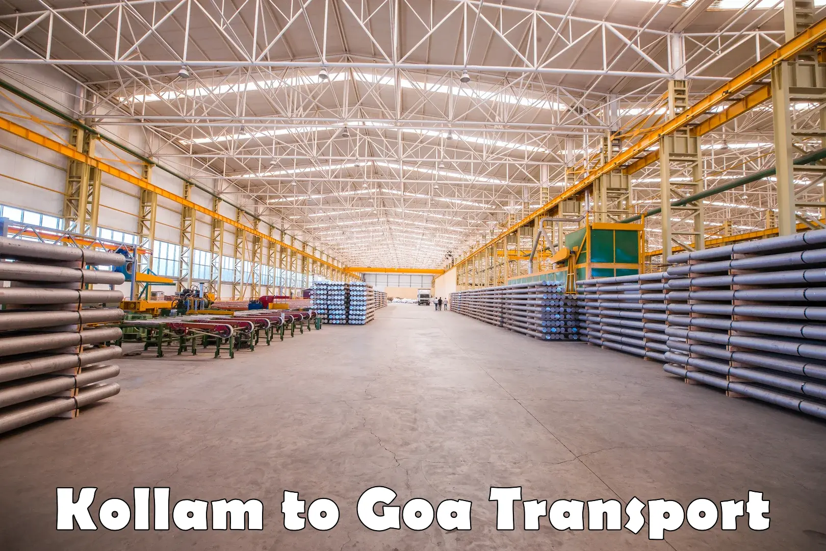 Online transport booking Kollam to Panjim