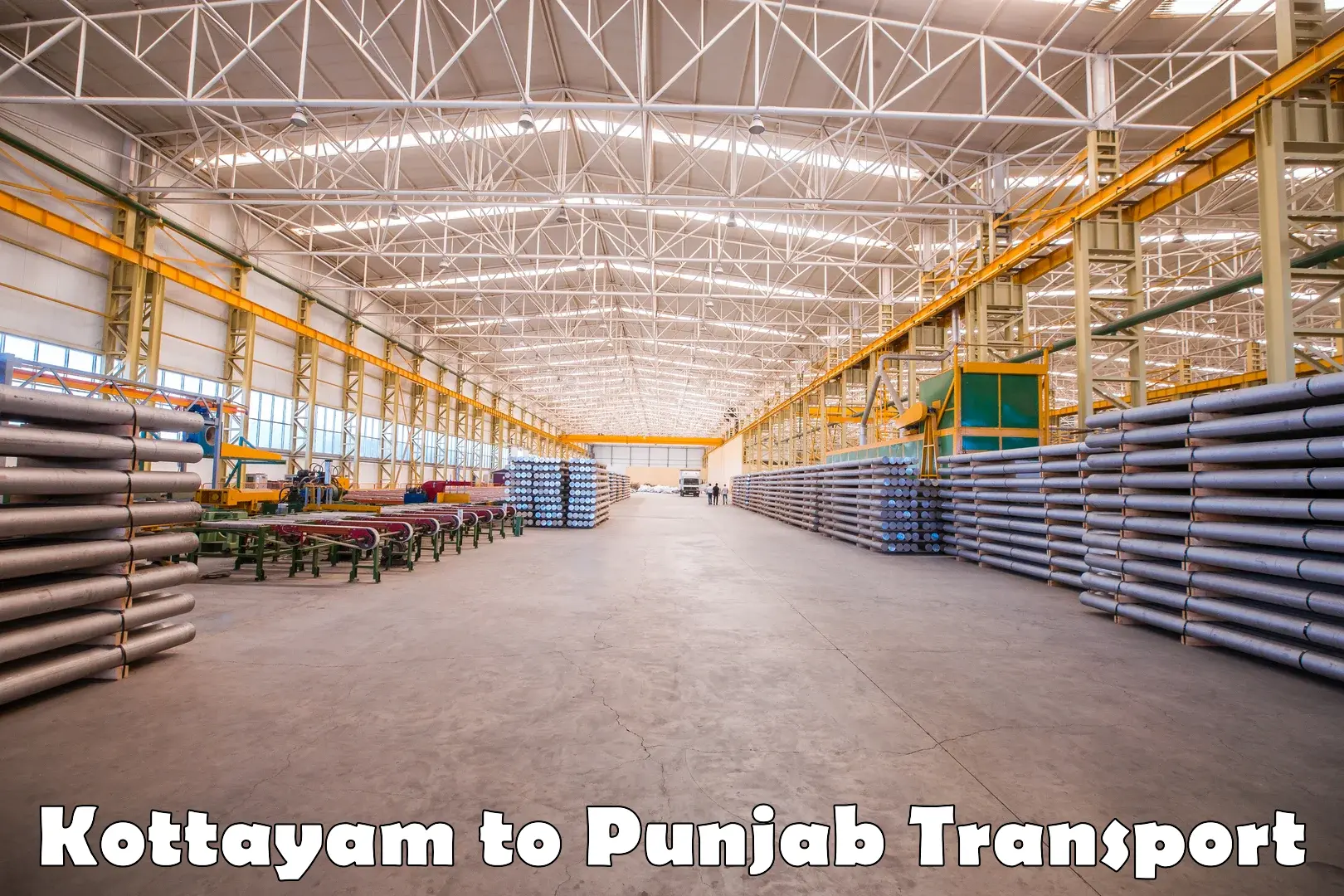 Cargo transport services Kottayam to Punjab