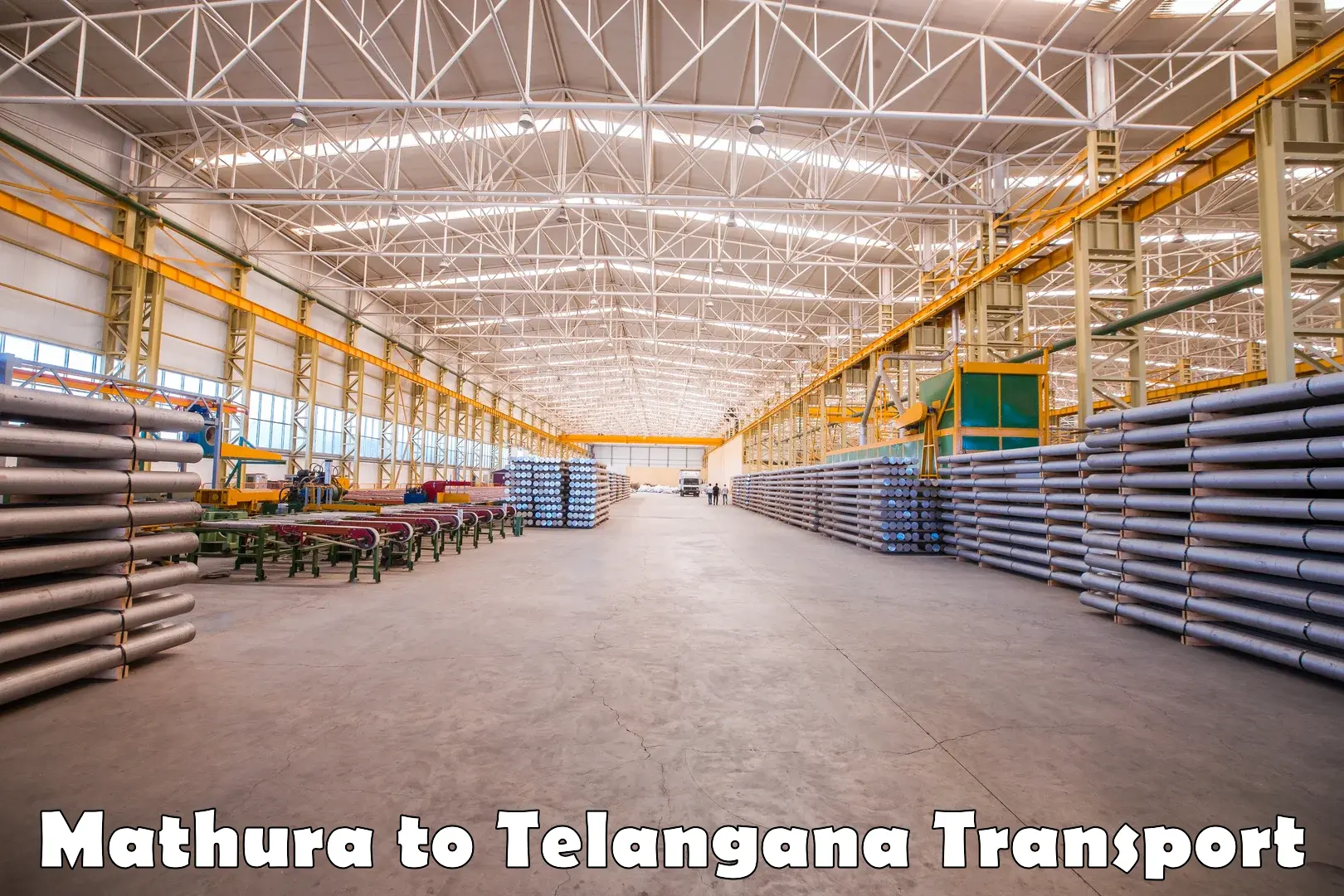 Furniture transport service Mathura to Telangana
