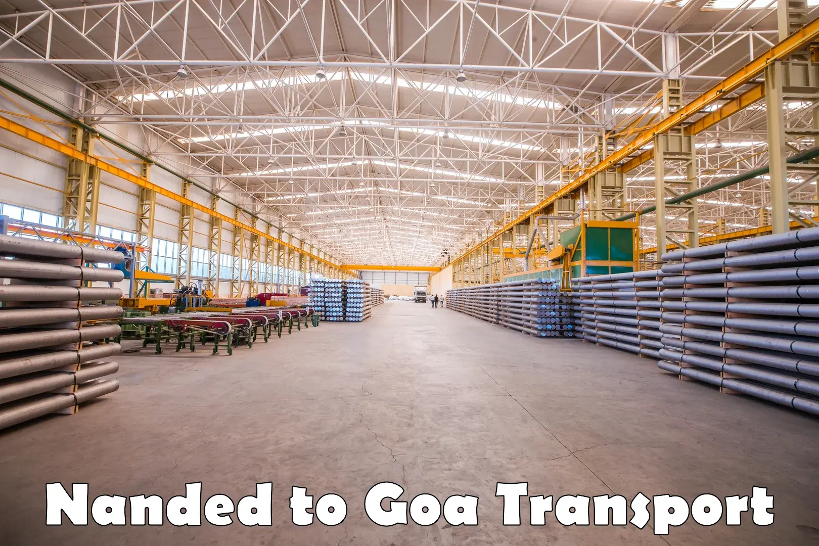 Interstate goods transport Nanded to Ponda