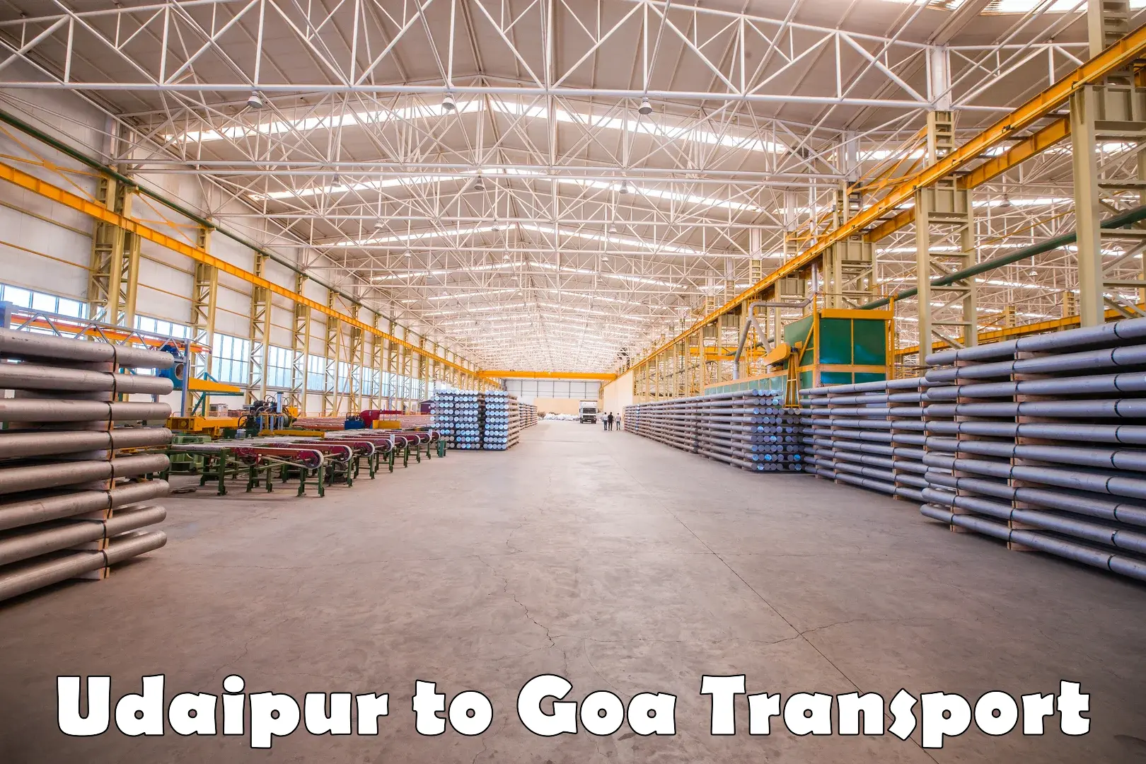 Land transport services Udaipur to NIT Goa