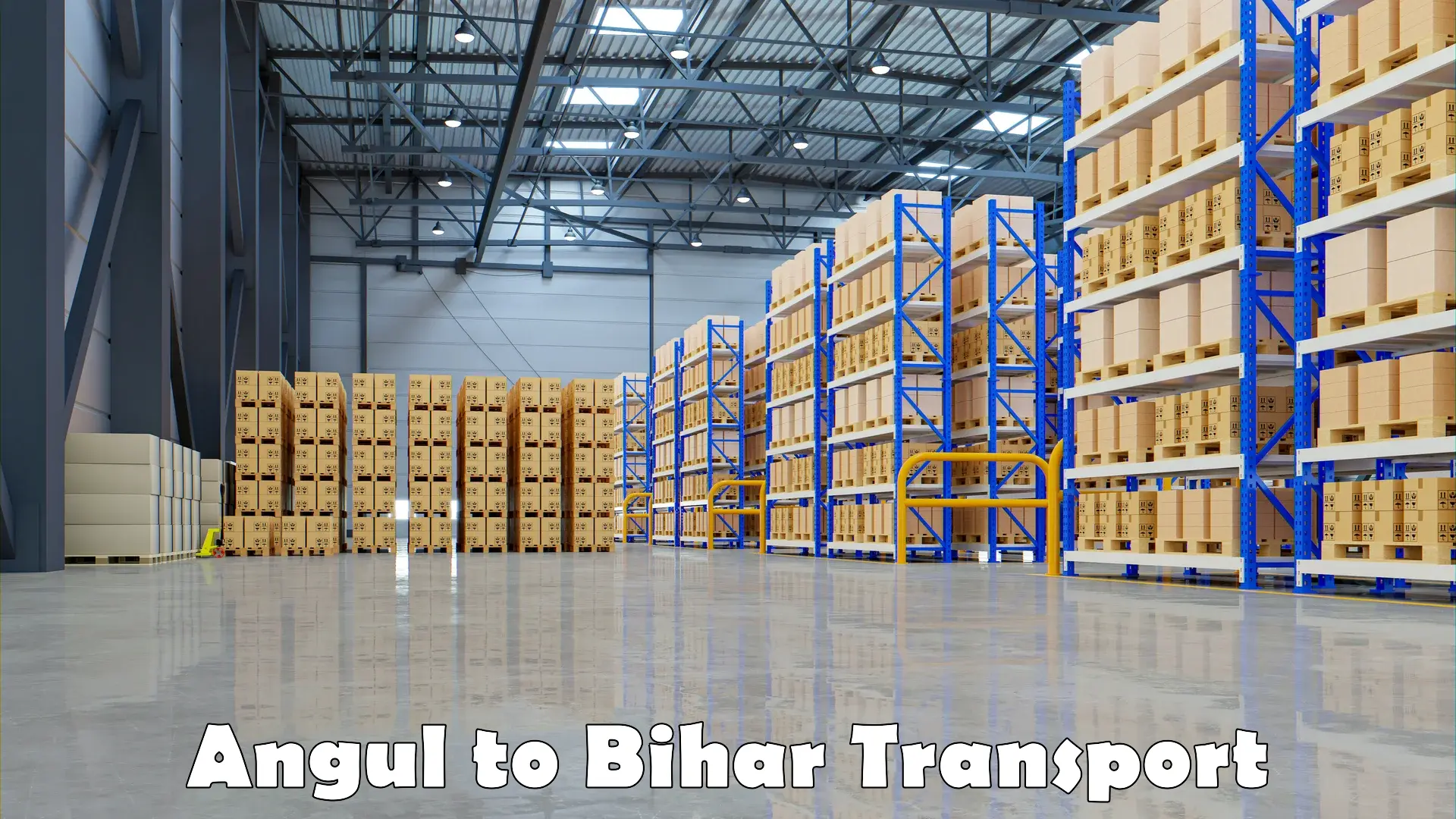 Container transport service in Angul to Motipur