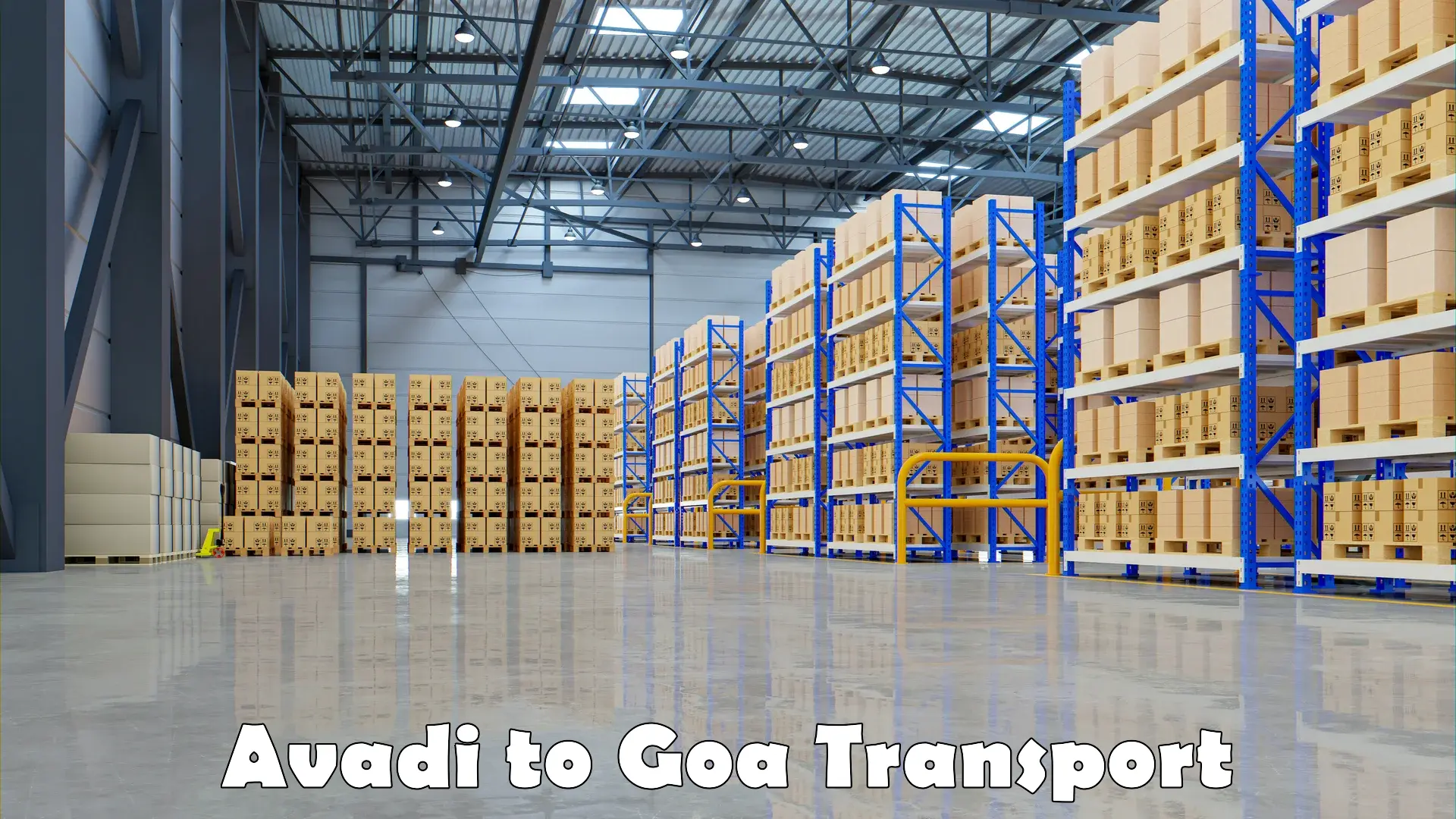 Delivery service Avadi to Goa