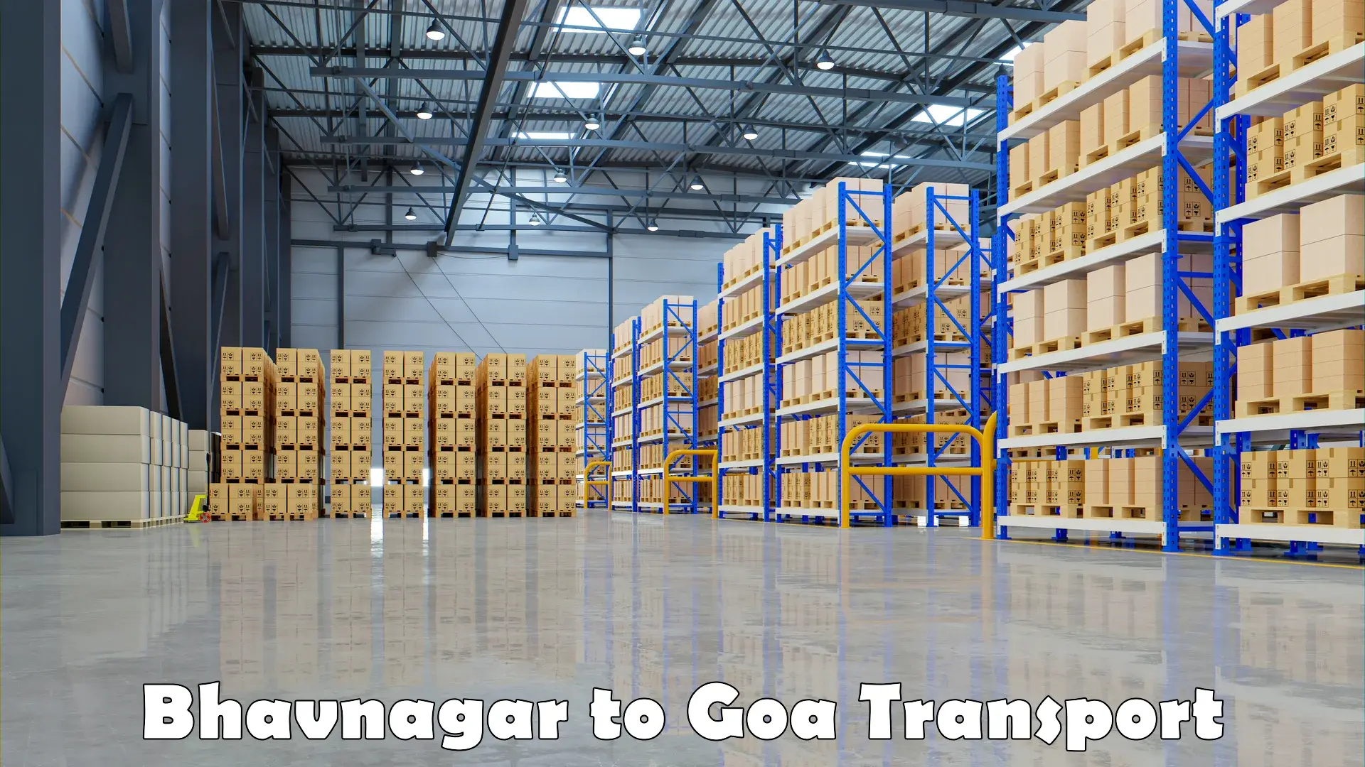 Furniture transport service Bhavnagar to Panjim