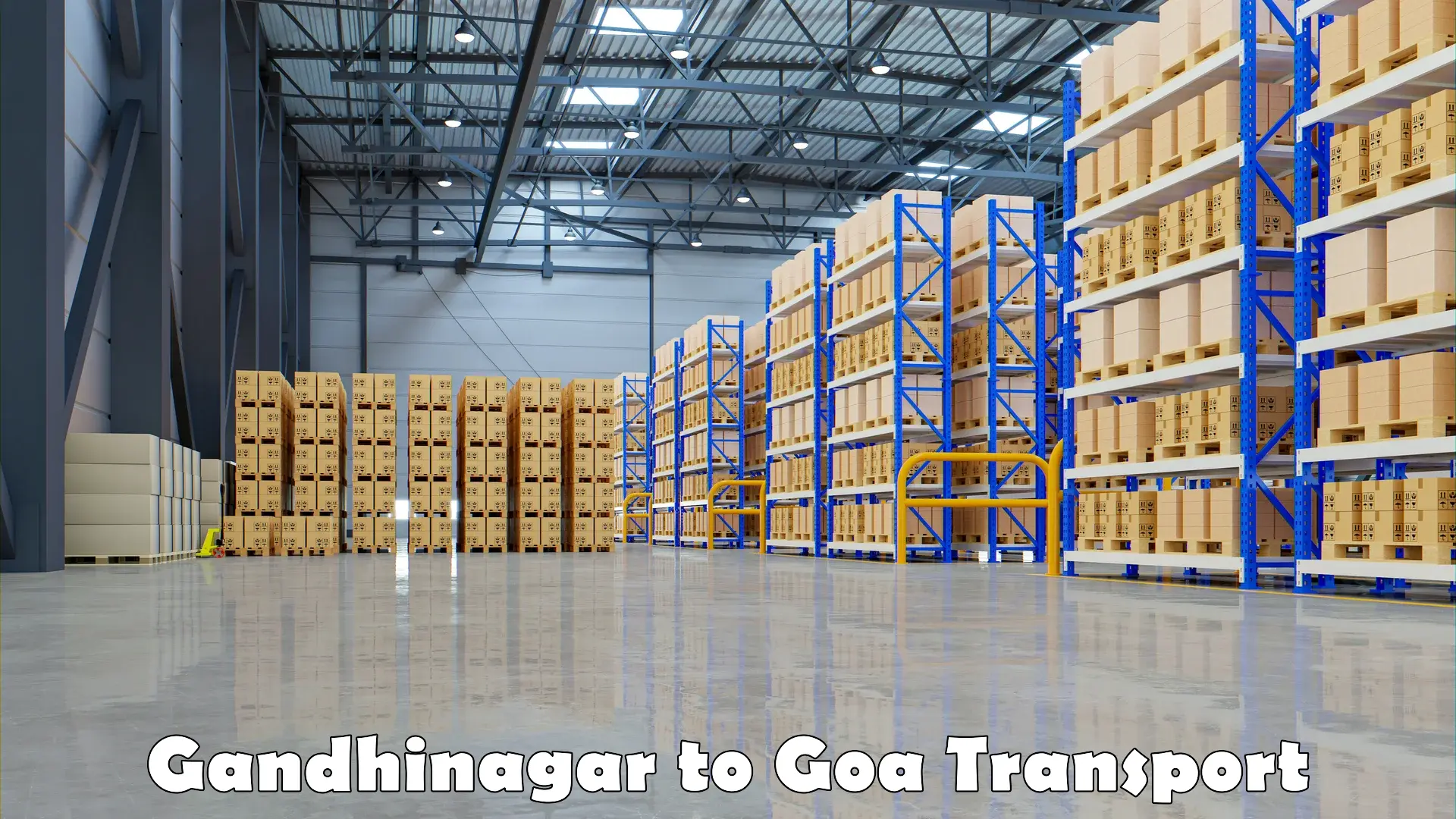 Cargo transportation services Gandhinagar to Vasco da Gama