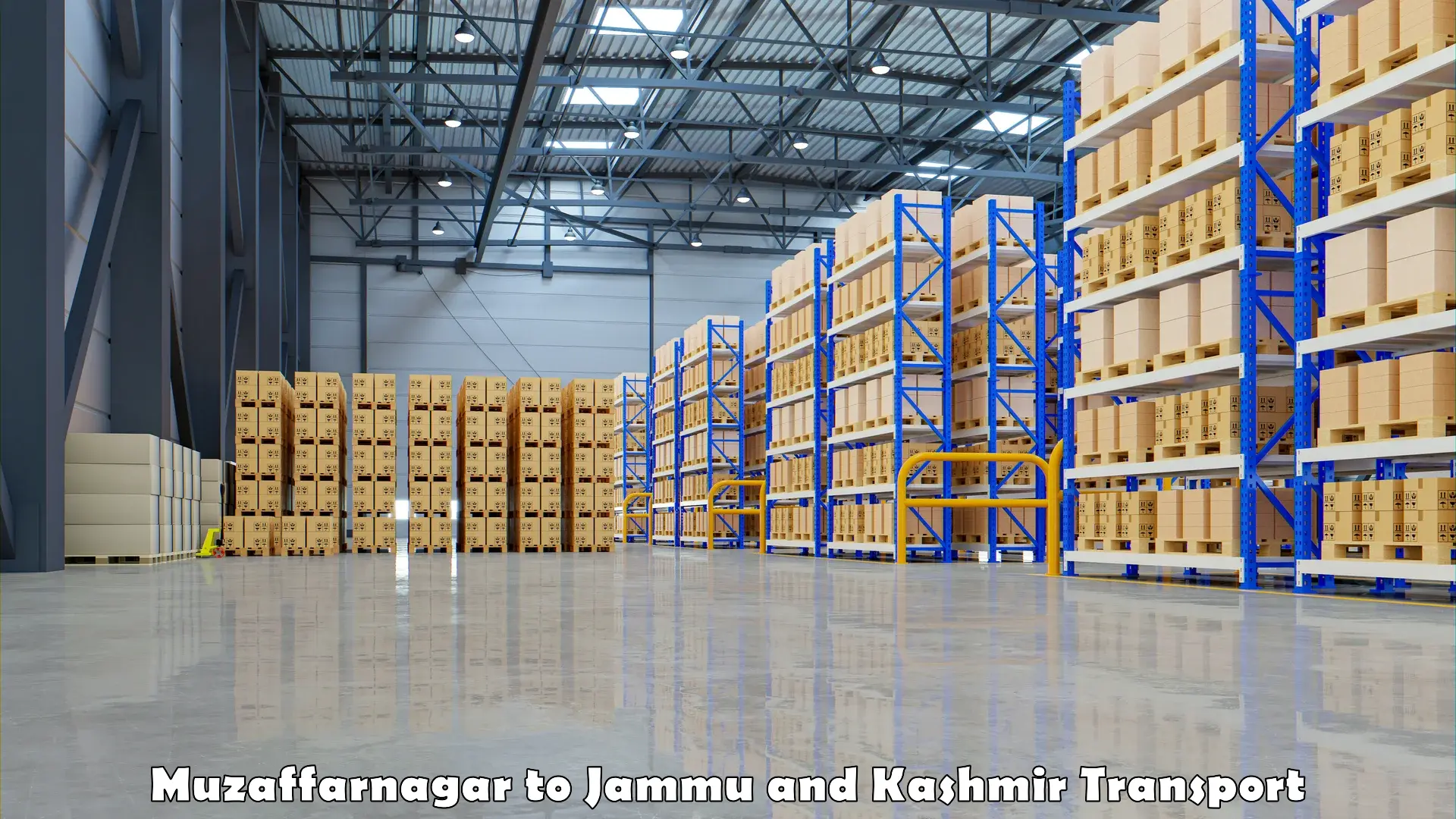 Road transport services Muzaffarnagar to Jammu and Kashmir