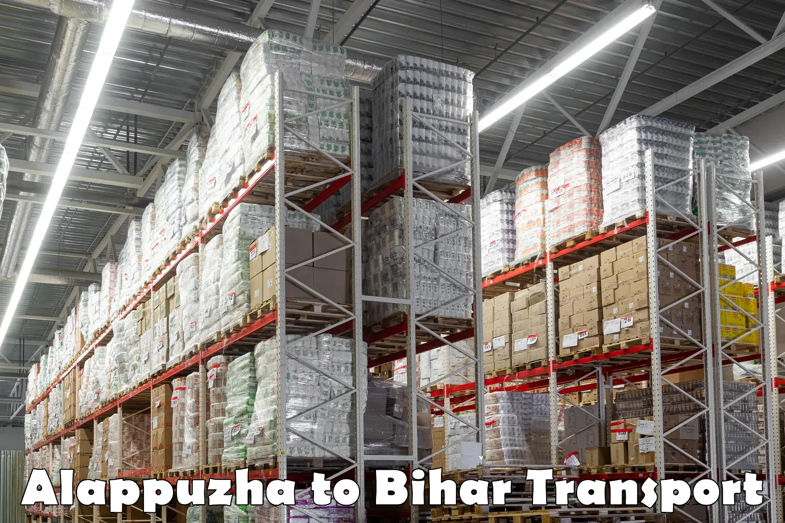 Land transport services Alappuzha to Bihar