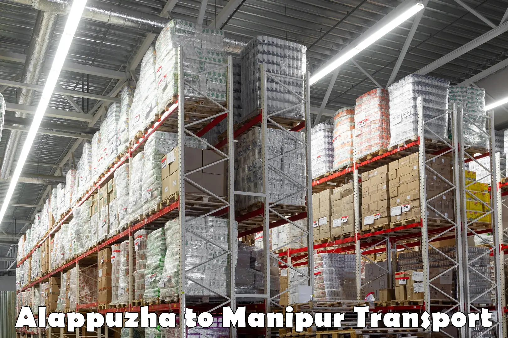 International cargo transportation services Alappuzha to Senapati
