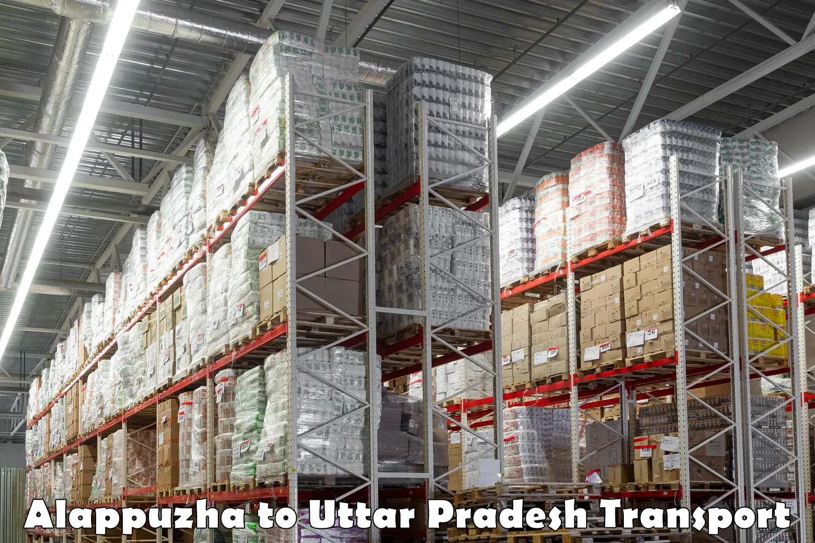 Domestic goods transportation services Alappuzha to Uttar Pradesh