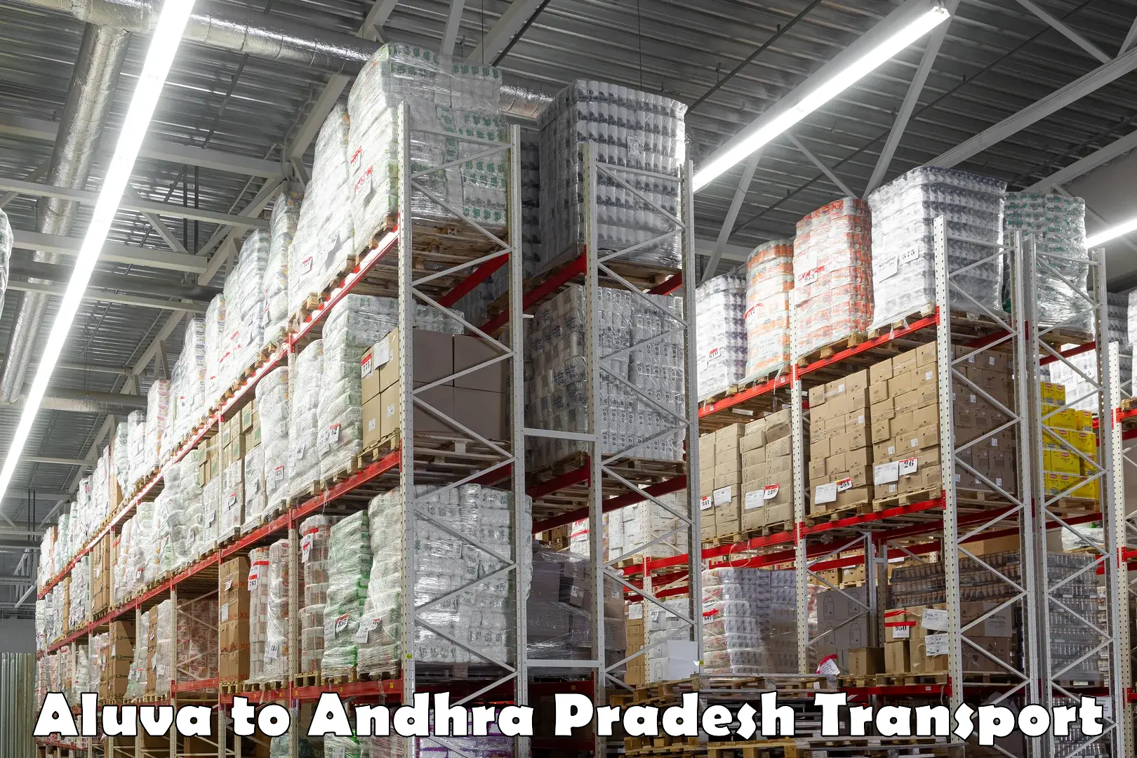 Domestic goods transportation services Aluva to Pedapadu