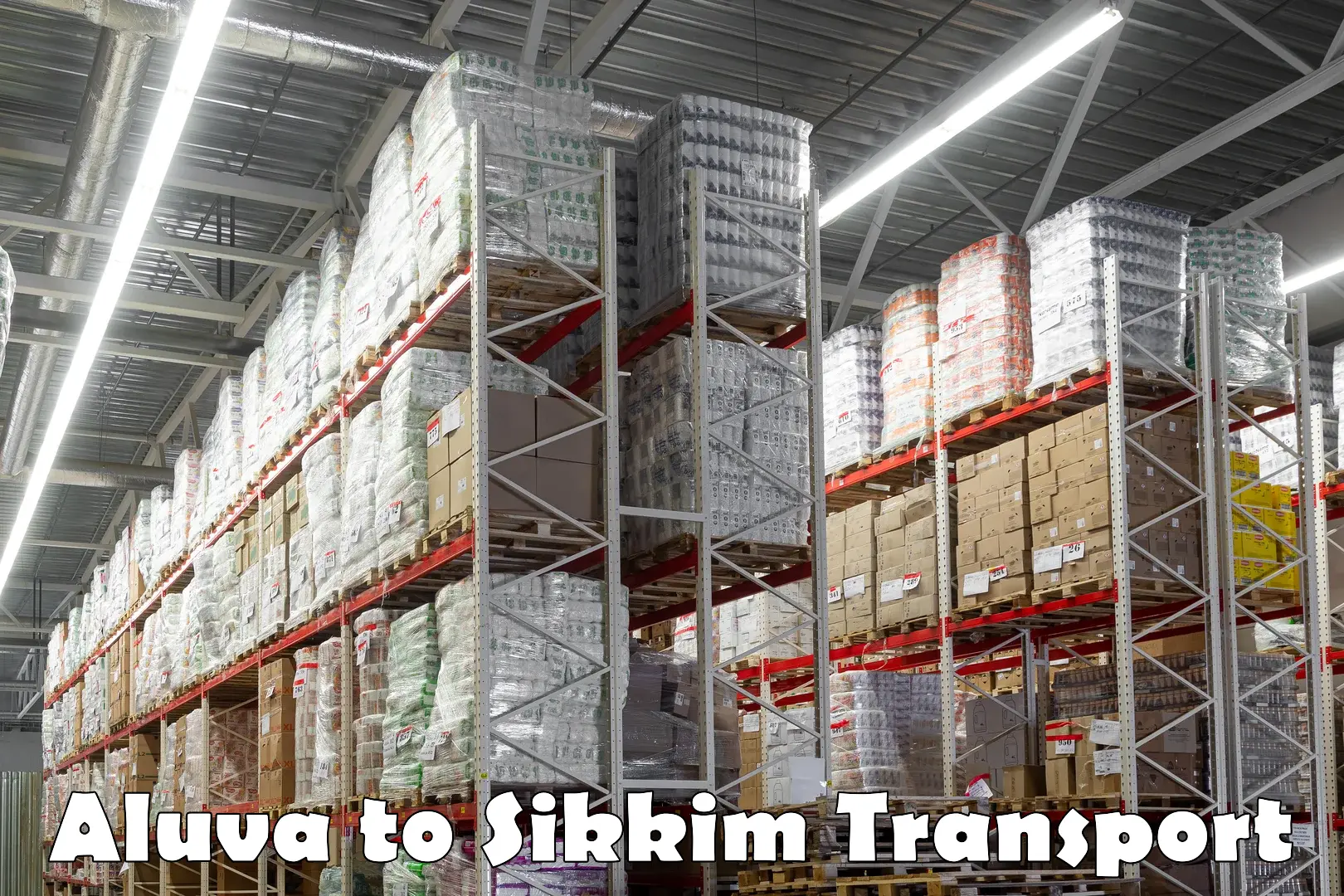 Cargo transportation services Aluva to Sikkim