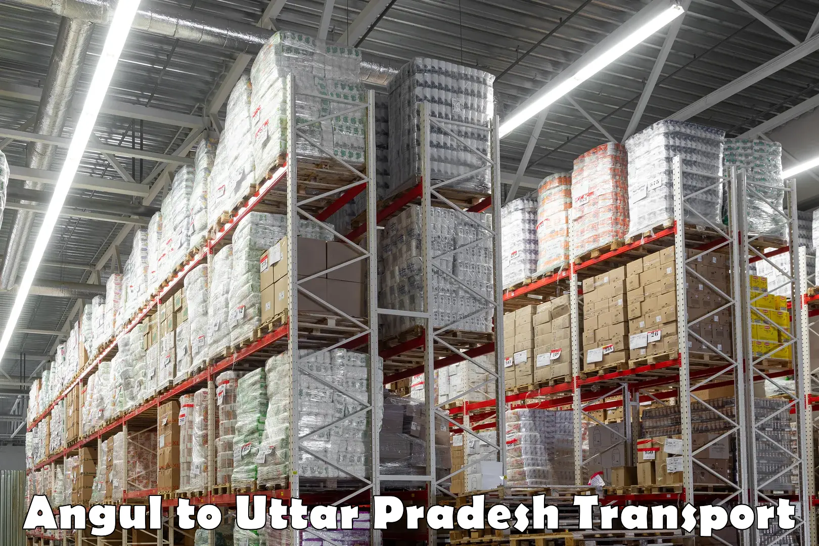 Container transport service Angul to Uttar Pradesh