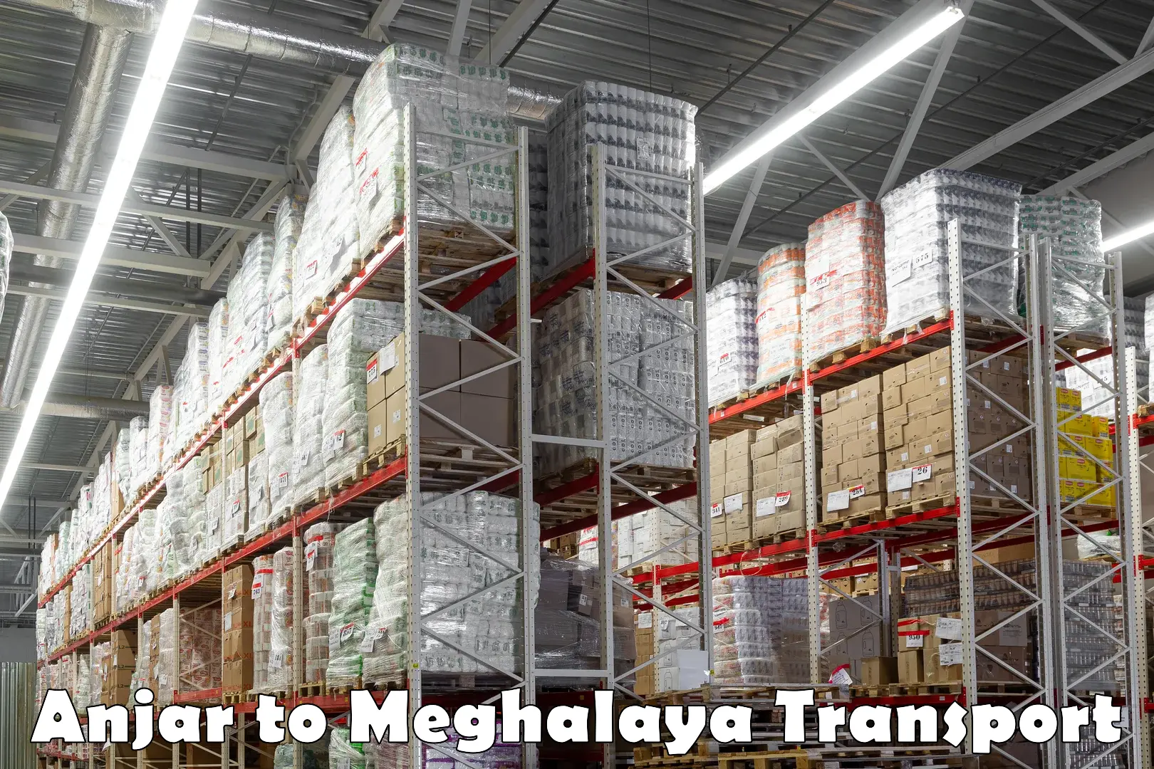 Transport shared services Anjar to Meghalaya