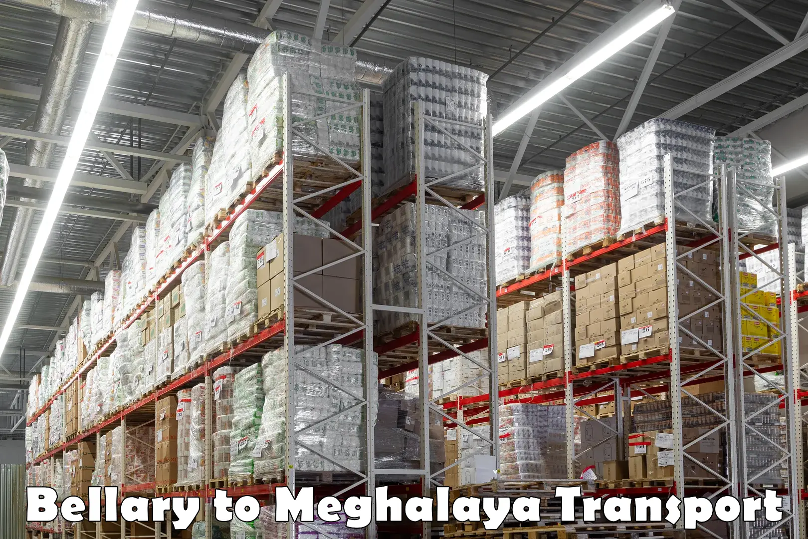 Express transport services in Bellary to Meghalaya