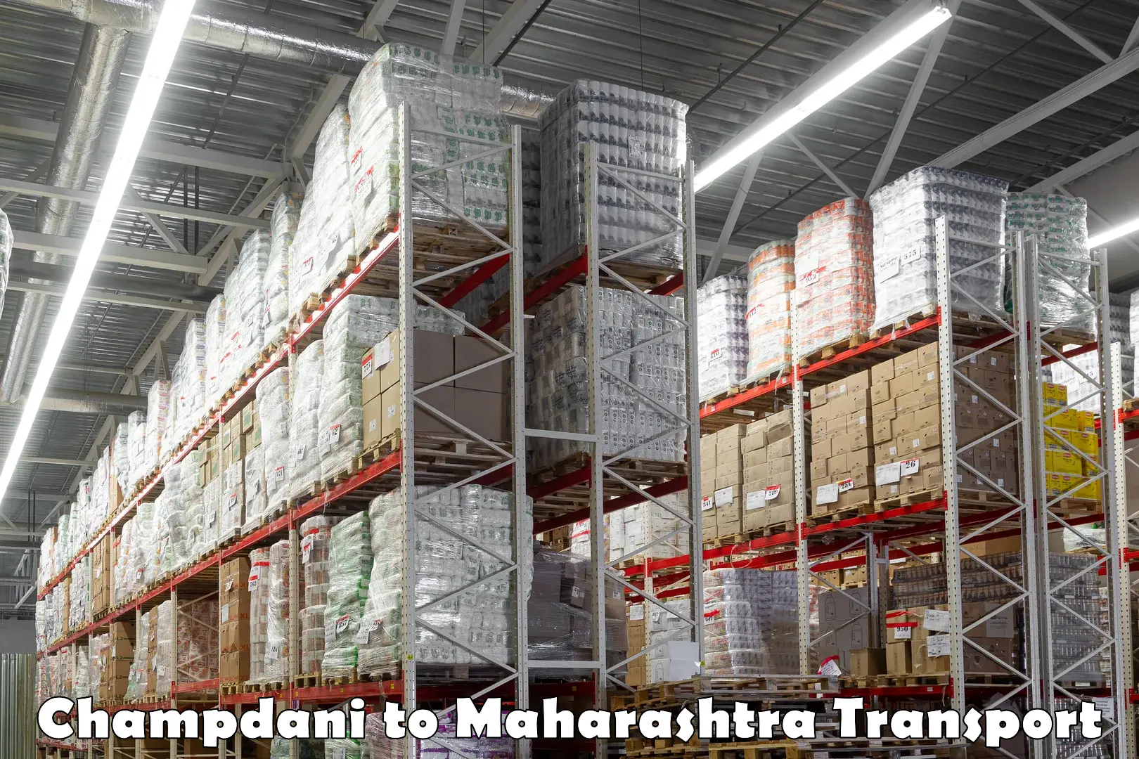 Domestic goods transportation services Champdani to Maharashtra