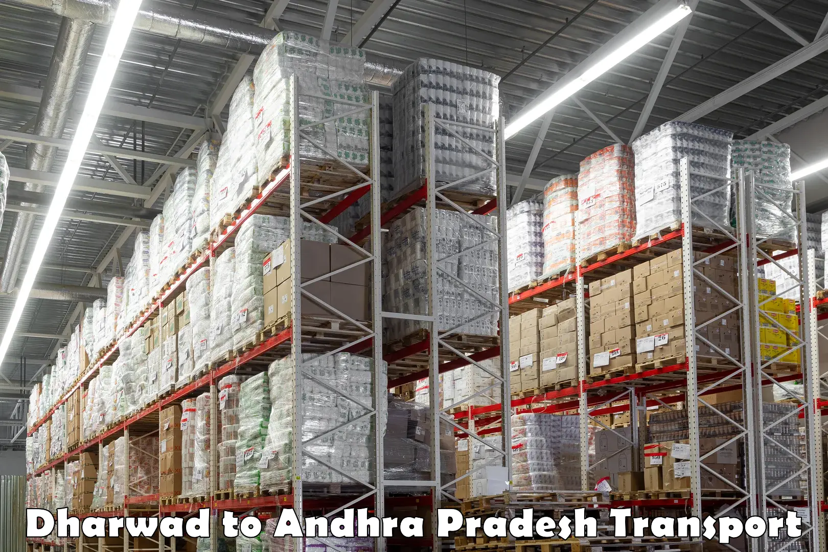 Container transportation services Dharwad to Andhra Pradesh