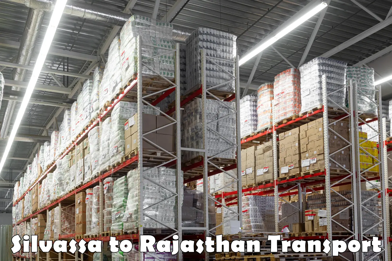 Shipping services Silvassa to Rajasthan