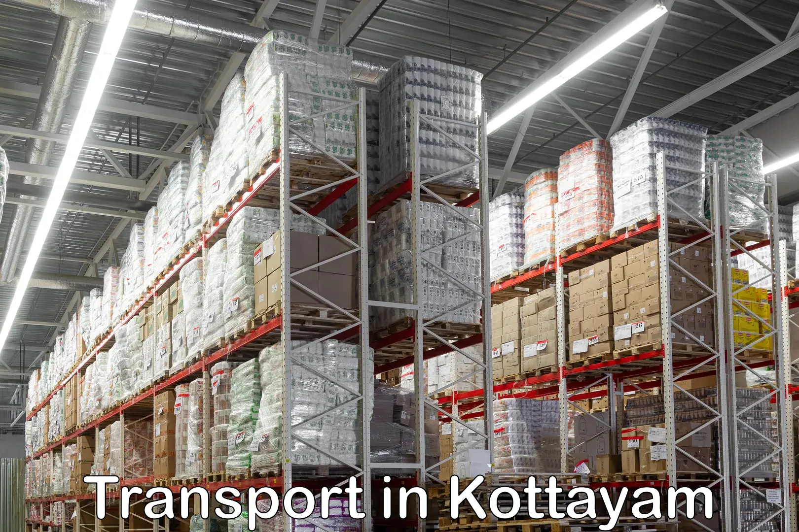 Daily parcel service transport in Kottayam