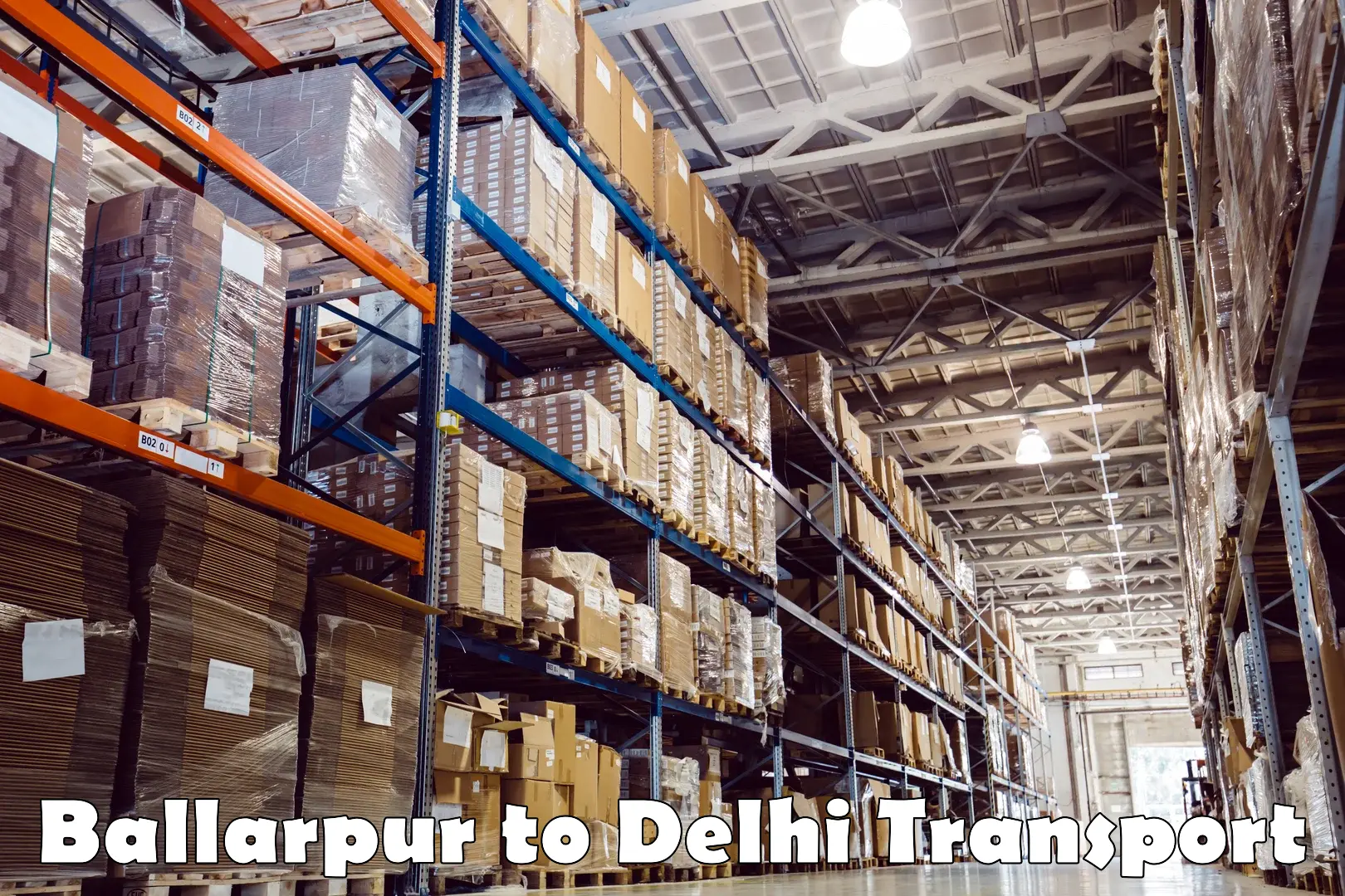 Part load transport service in India Ballarpur to Kalkaji