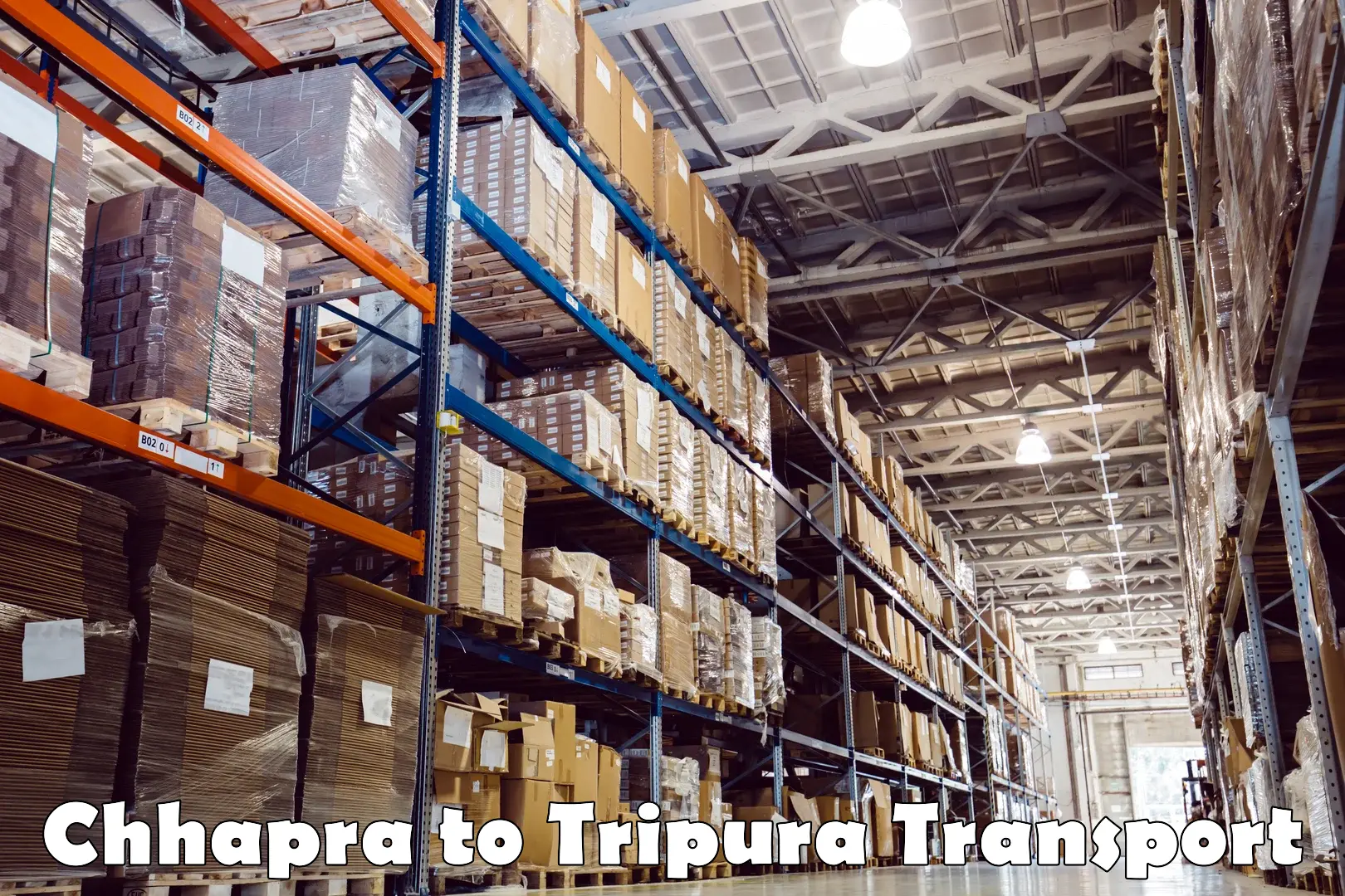 Pick up transport service Chhapra to Udaipur Tripura