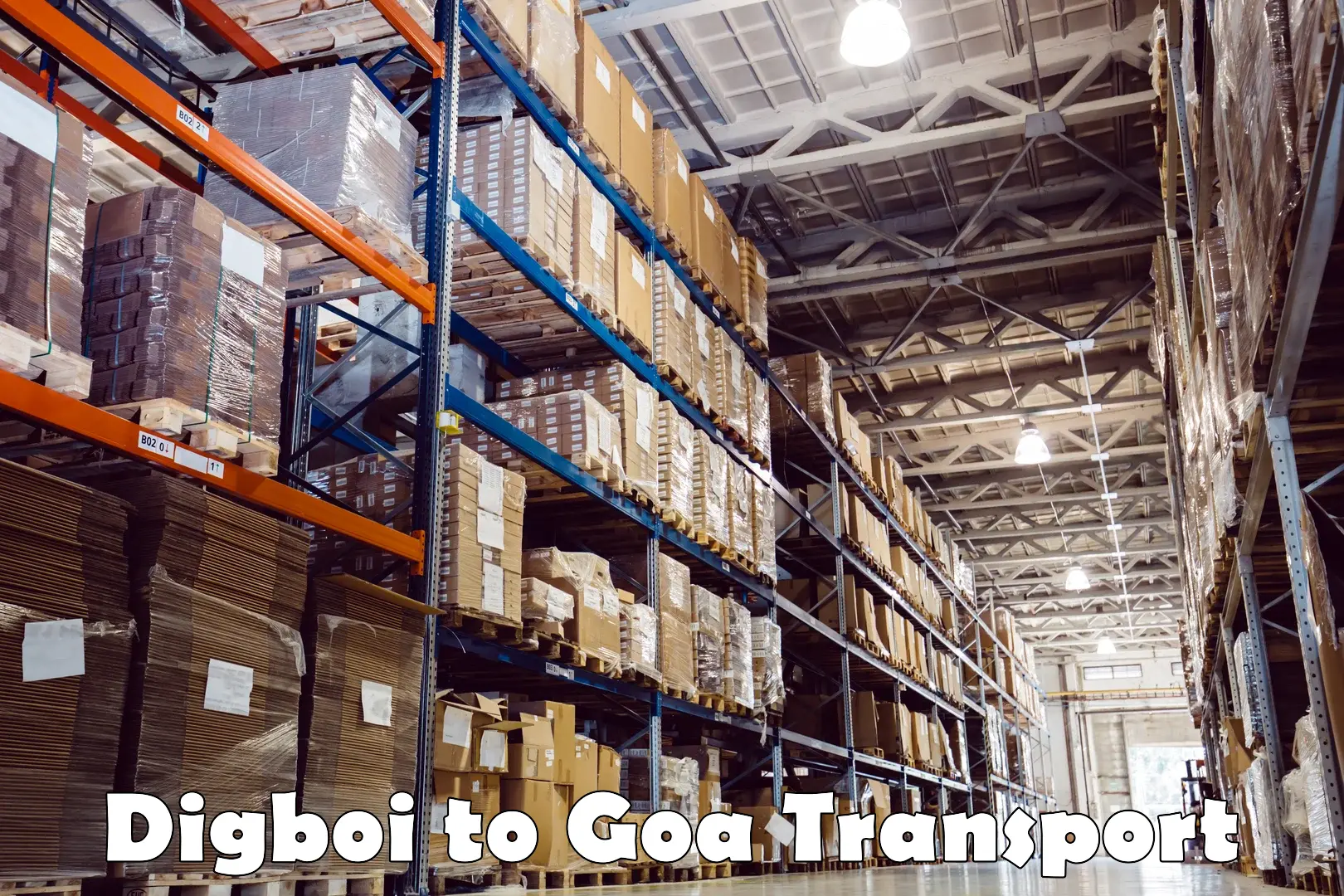 Goods transport services Digboi to Panjim