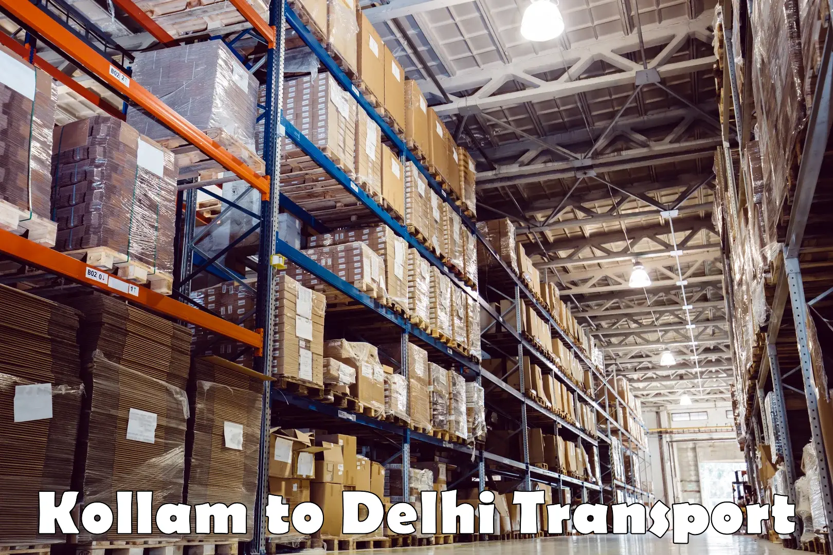 Commercial transport service Kollam to NIT Delhi