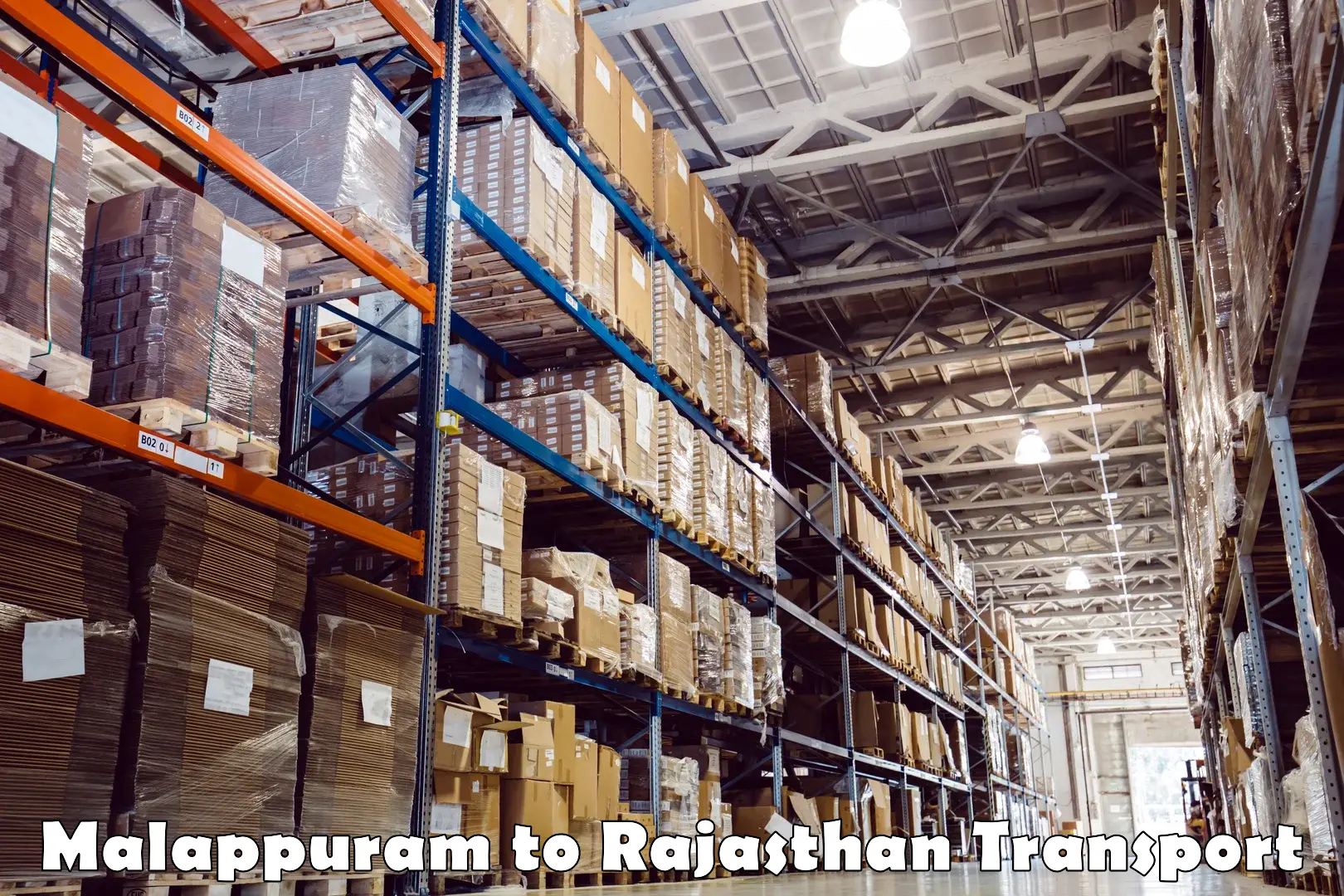 Parcel transport services Malappuram to Rajasthan