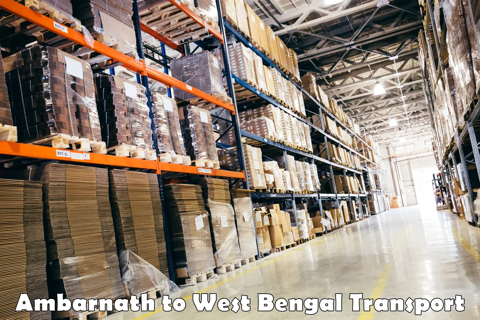 Cargo train transport services Ambarnath to West Bengal