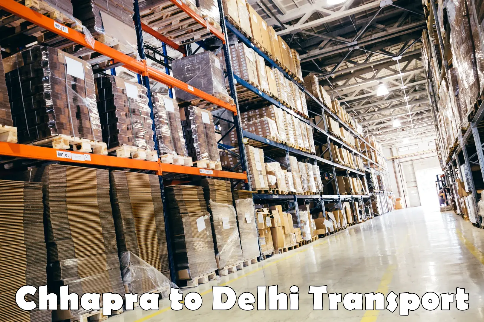 Two wheeler parcel service Chhapra to University of Delhi