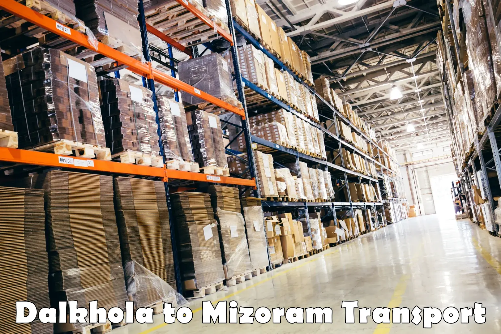 India truck logistics services Dalkhola to Mizoram