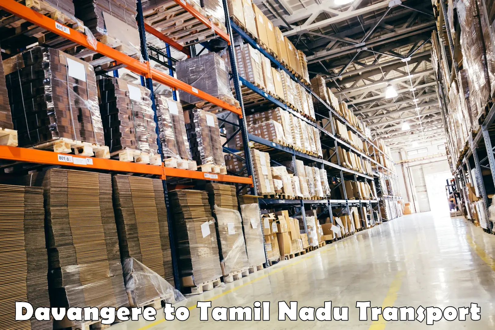 Express transport services Davangere to Ennore Port Chennai