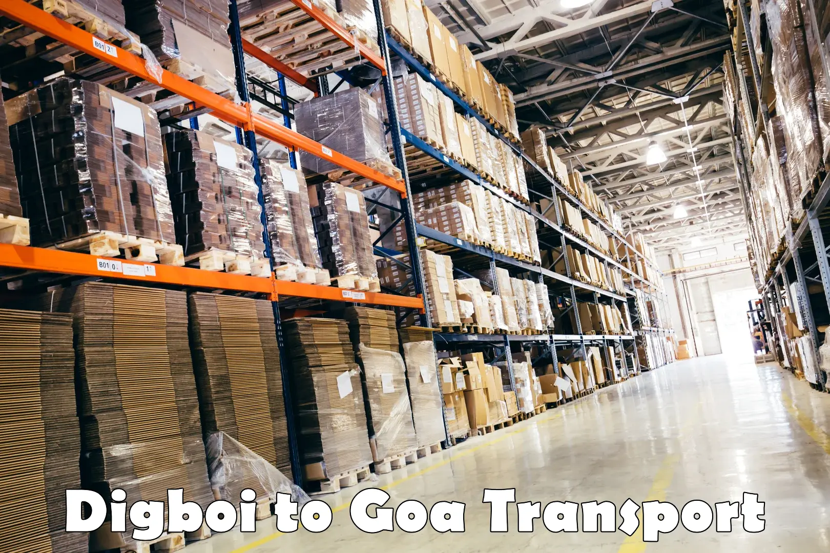 Parcel transport services Digboi to IIT Goa