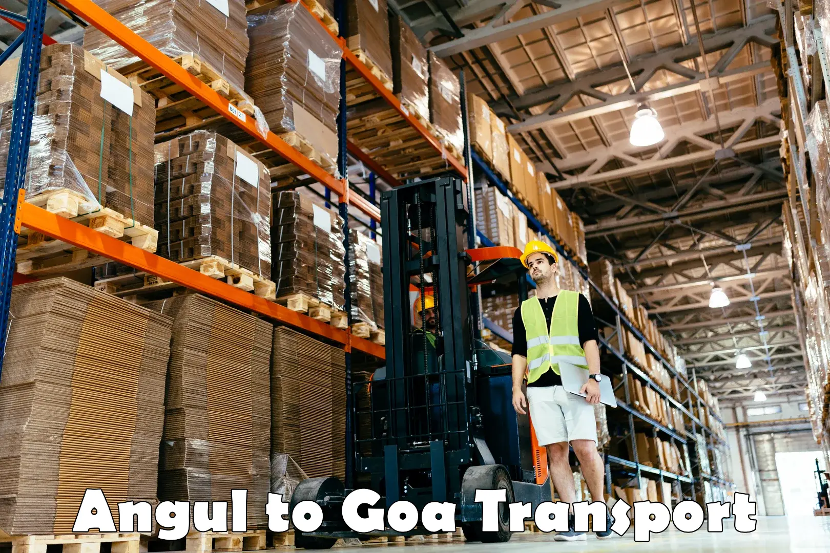 Nearby transport service Angul to Goa