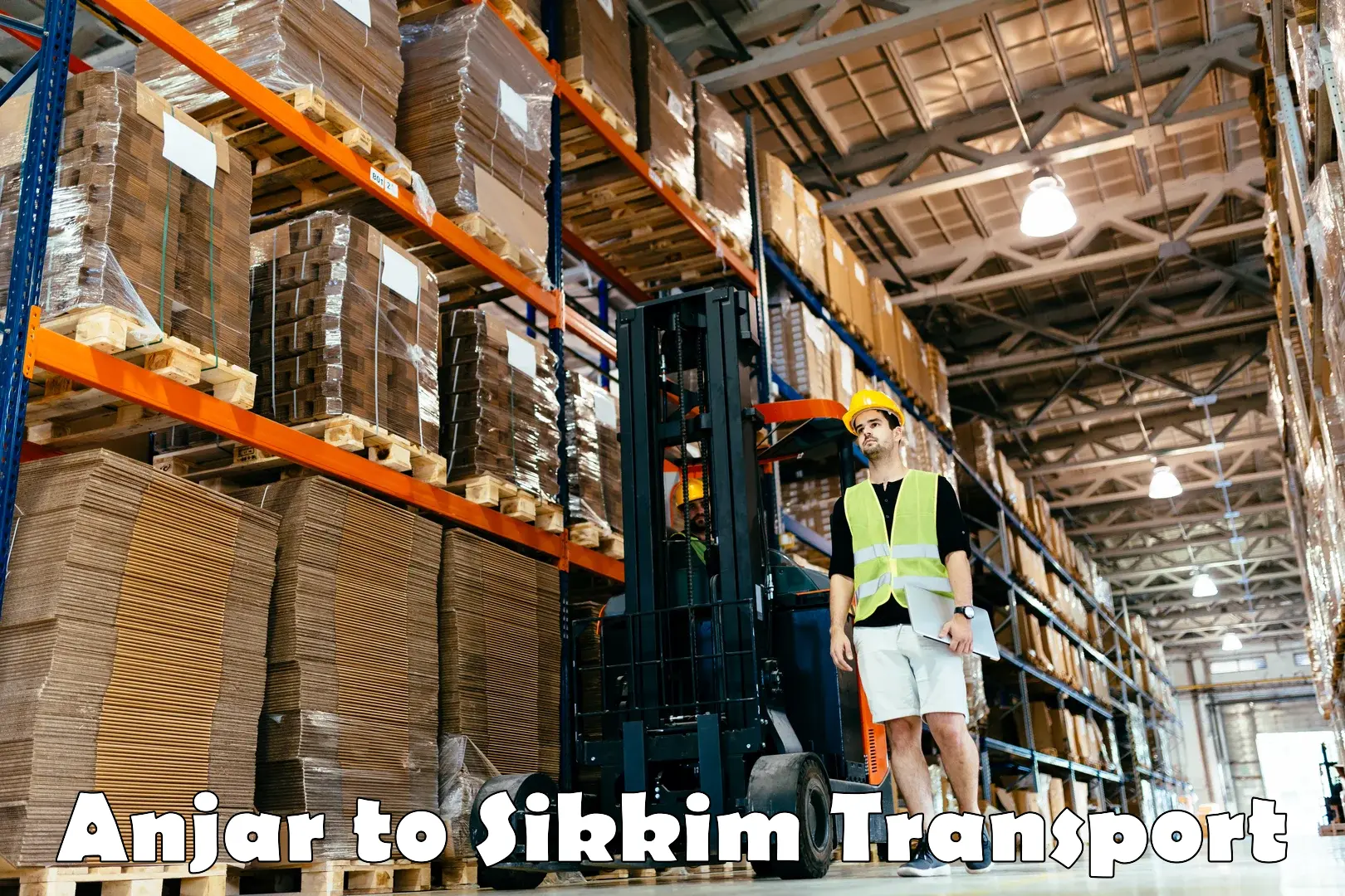 Cargo transport services Anjar to Sikkim