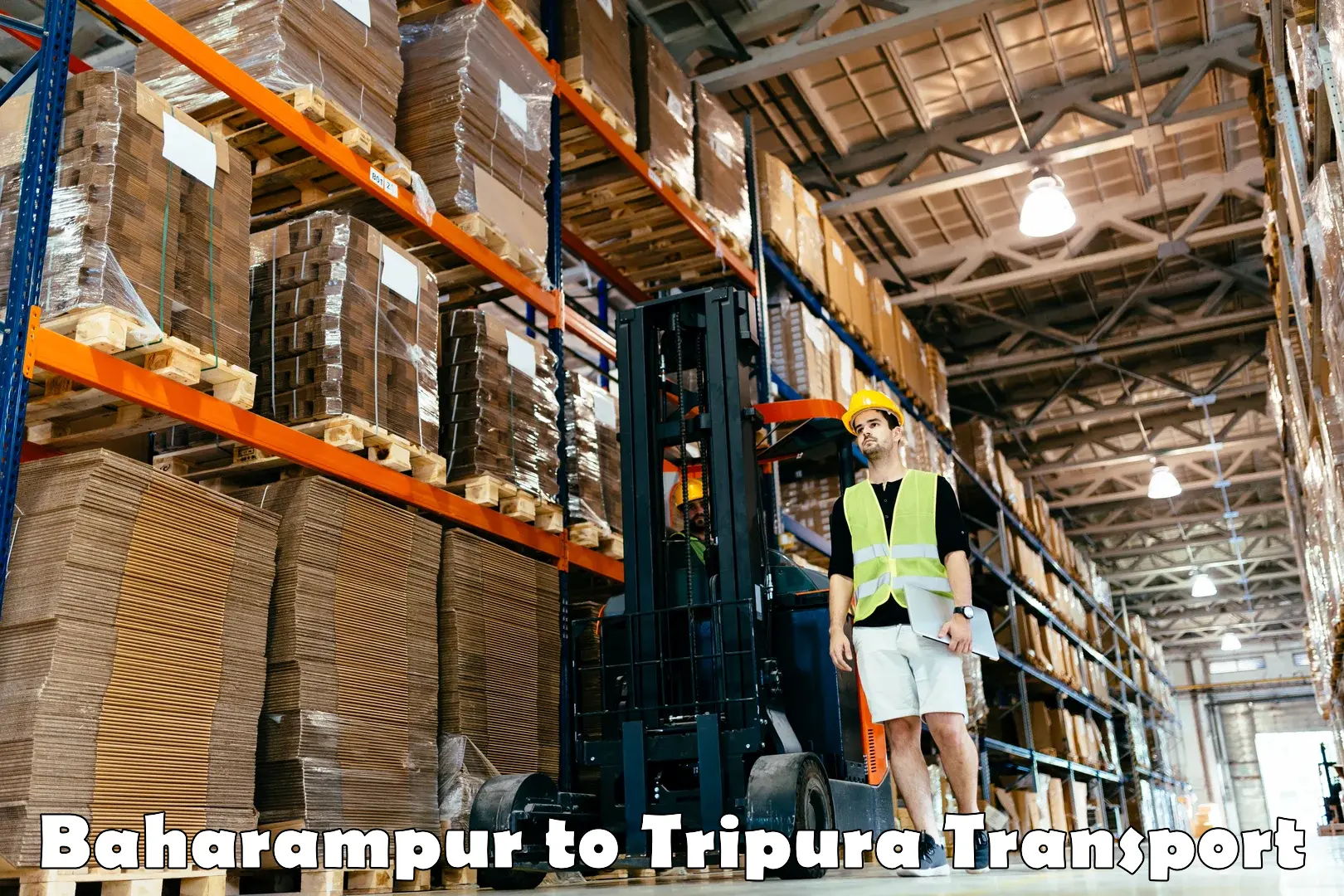 Online transport booking Baharampur to Tripura