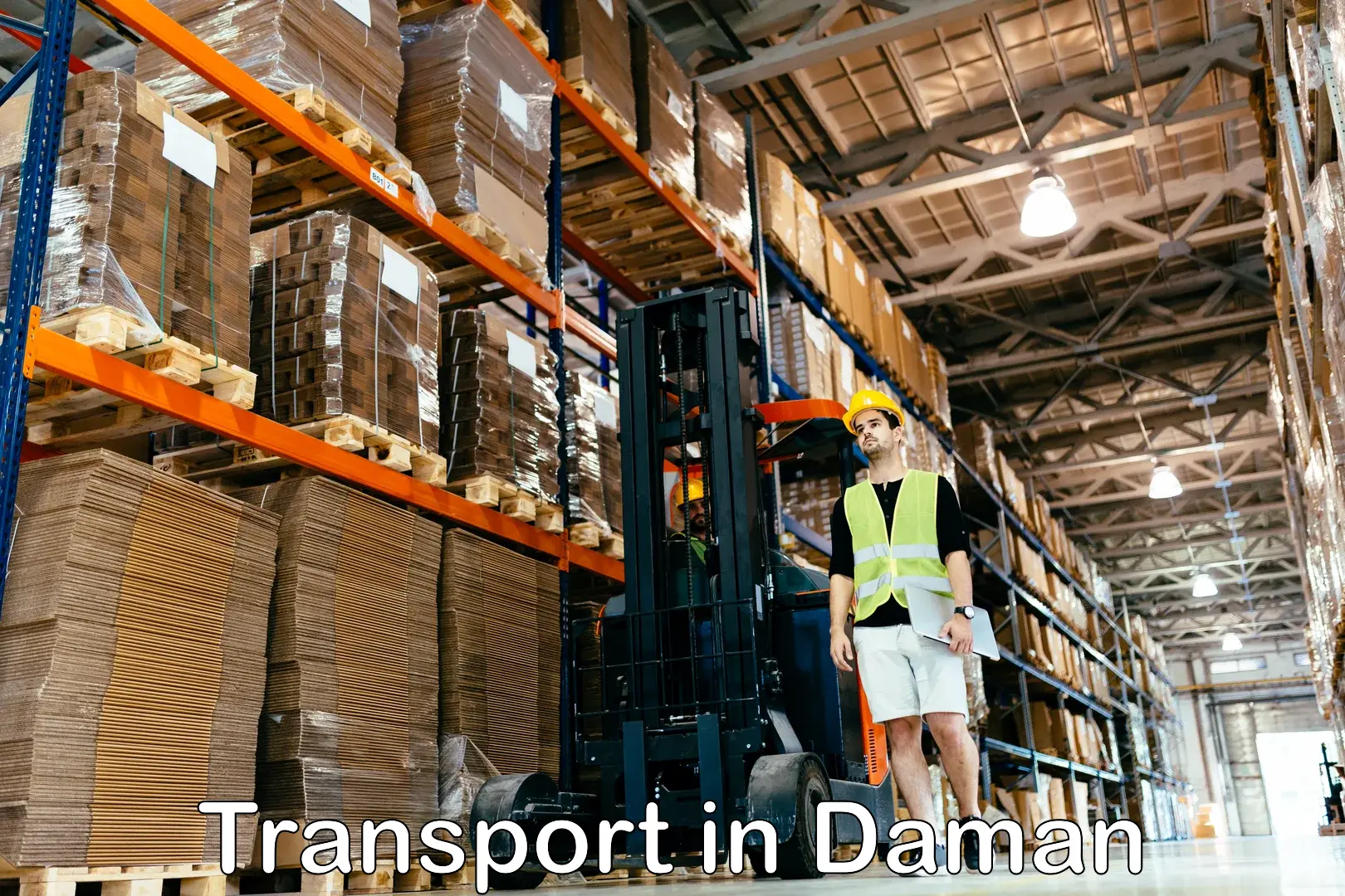 Online transport booking in Daman